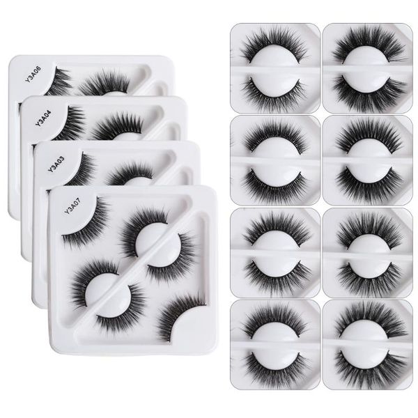 magefy 3 pairs mink eyelashes natural false eyelashes 3d mink lashes makeup soft fake eyelash extension hand made eye lashes
magefy 3 pairs mink eyelashes natural false eyelashes 3d mink lashes makeup soft fake eyelash extension hand made eye lashes