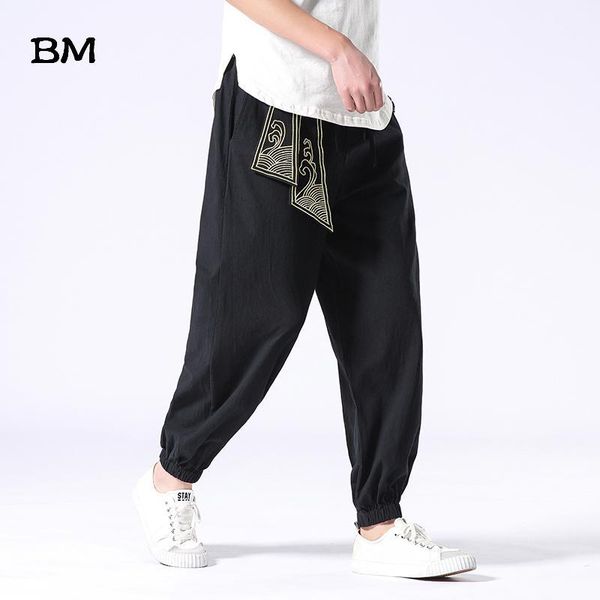 spring summer chinese style cotton line men's thin pants hip hop harem pants joggers sweatpants japanees streetwear trousers1, Black
spring summer chinese style cotton line men's thin pants hip hop harem pants joggers sweatpants japanees streetwear trousers1, Black