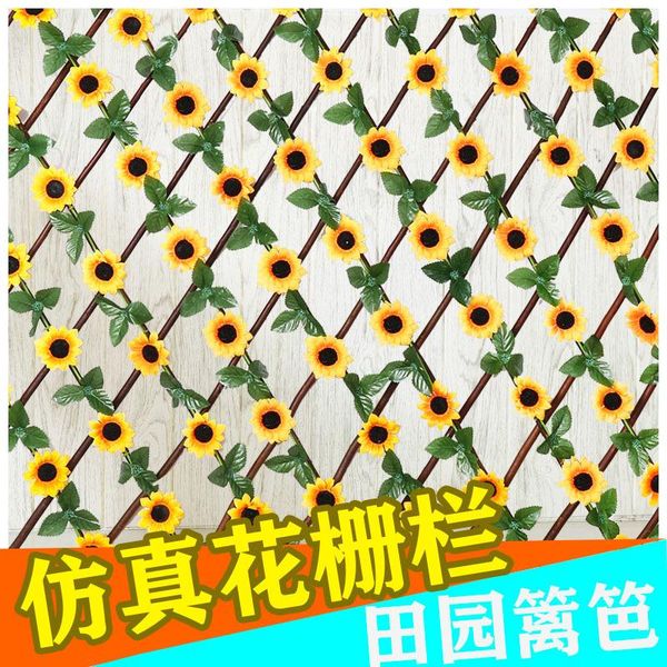 decorative flowers & wreaths outdoor retractable wooden fence sunflower rose decoration courtyard wall imitated
decorative flowers & wreaths outdoor retractable wooden fence sunflower rose decoration courtyard wall imitated