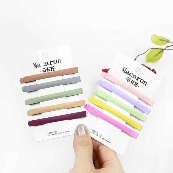 5pcs/set 7cm mix candy color paint hair clips girls baking paint hairpin barrette multi hair tool accessaries qyldqr, Black;brown
5pcs/set 7cm mix candy color paint hair clips girls baking paint hairpin barrette multi hair tool accessaries qyldqr, Black;brown