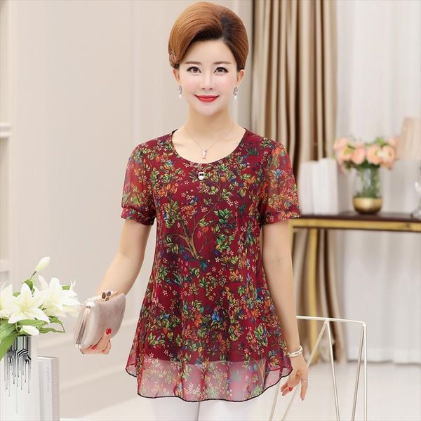lace mesh women tshirt summer mother short sleeve o neck t shirt 5xl plus size clothes floral printed lady pullover, White
lace mesh women tshirt summer mother short sleeve o neck t shirt 5xl plus size clothes floral printed lady pullover, White