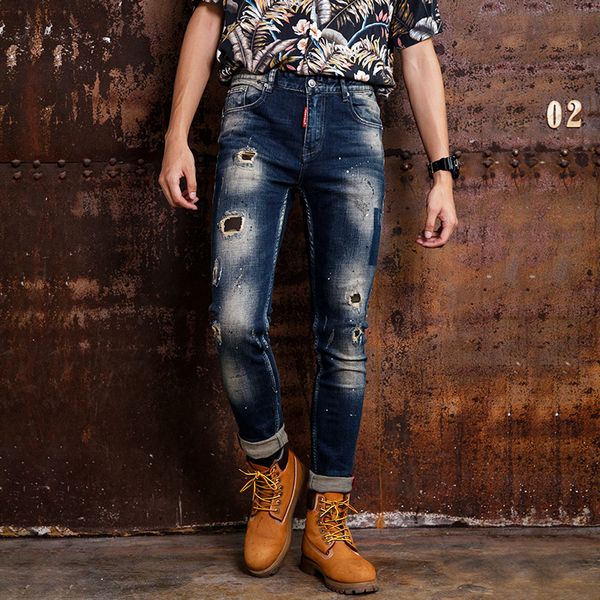 2021 new fashion streetwear black blue retro wash slim fit destroyed ripped men punk pants designer hip hop jeans homme 15mr
2021 new fashion streetwear black blue retro wash slim fit destroyed ripped men punk pants designer hip hop jeans homme 15mr