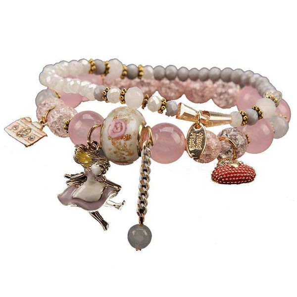 korean small fresh wild dancing girl pendant multi- crystal beaded bracelet on hand jewelry female bracelet for women, Black
korean small fresh wild dancing girl pendant multi- crystal beaded bracelet on hand jewelry female bracelet for women, Black