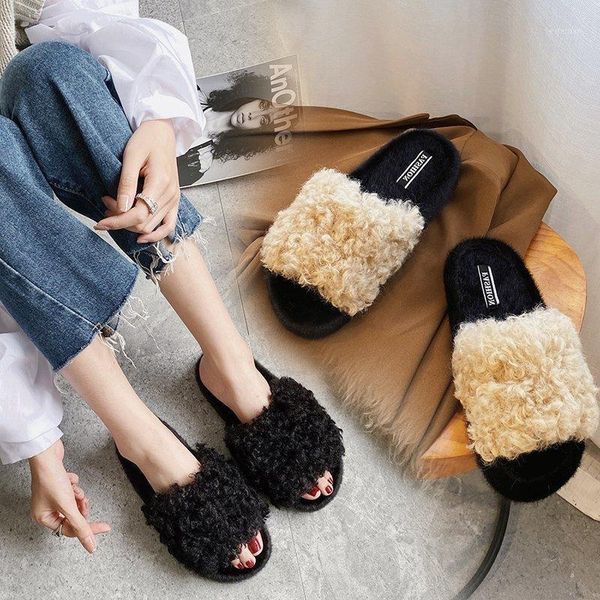women net red fur slippers low heel closed toe half slippers female 2020 new winter wild fashion casual lazy shoes muller shoes1, Black
women net red fur slippers low heel closed toe half slippers female 2020 new winter wild fashion casual lazy shoes muller shoes1, Black
