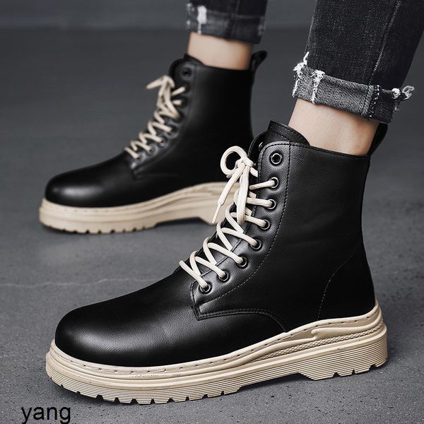 martin boot autumn and winter british fashion don't break high desert boots men's work clothes shoes, Black
martin boot autumn and winter british fashion don't break high desert boots men's work clothes shoes, Black