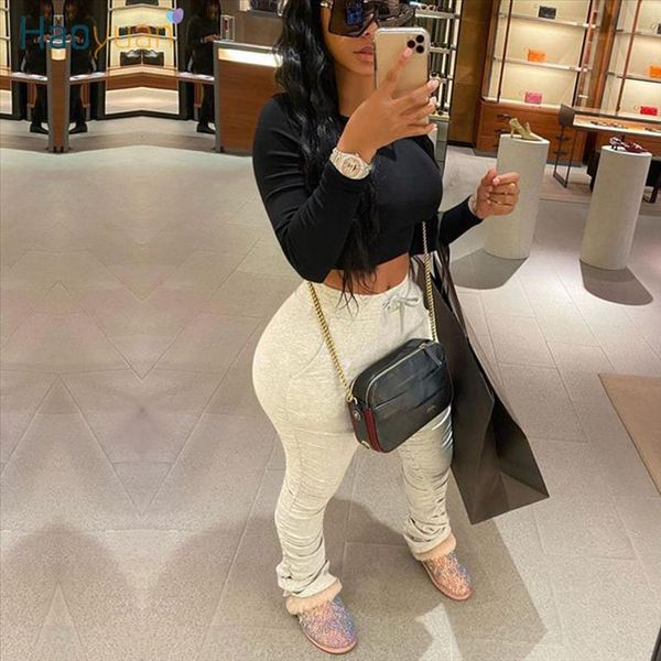 plus size high waist sweatpants women 2020 elastic joggers ruched flare sweat pants active wear fitness stacked leggings, Black;white
plus size high waist sweatpants women 2020 elastic joggers ruched flare sweat pants active wear fitness stacked leggings, Black;white