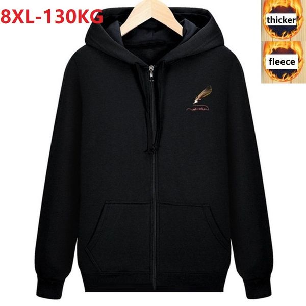 autumn men fleece warm hoodies zipper hooded sweatshirts sportwear 8xl plus size winter sports oversize loose coat hoody cotton c1117, Black
autumn men fleece warm hoodies zipper hooded sweatshirts sportwear 8xl plus size winter sports oversize loose coat hoody cotton c1117, Black