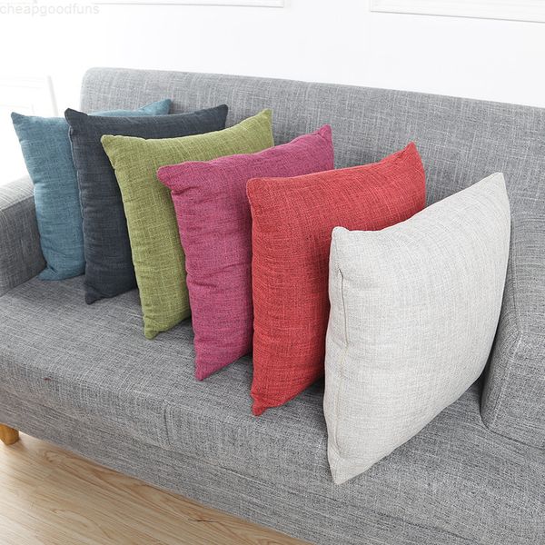 solid color flax pillow case creative pillowcase soft and comfortable cushion cover
solid color flax pillow case creative pillowcase soft and comfortable cushion cover
