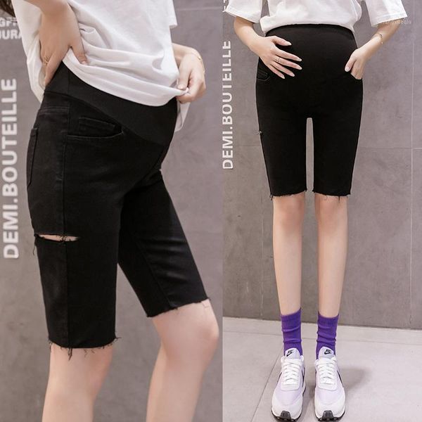 8895# maternity pants summer support half pants abdomen elastic waist belly support maternity trousers1, White
8895# maternity pants summer support half pants abdomen elastic waist belly support maternity trousers1, White