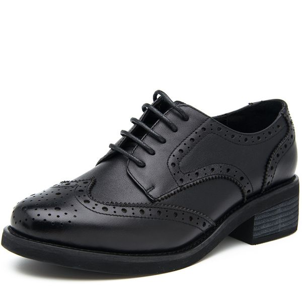 fashion italian designer woman's office career dress shoes heels genuine leather bullock chaussure femme shoe 3xzq, Black
fashion italian designer woman's office career dress shoes heels genuine leather bullock chaussure femme shoe 3xzq, Black