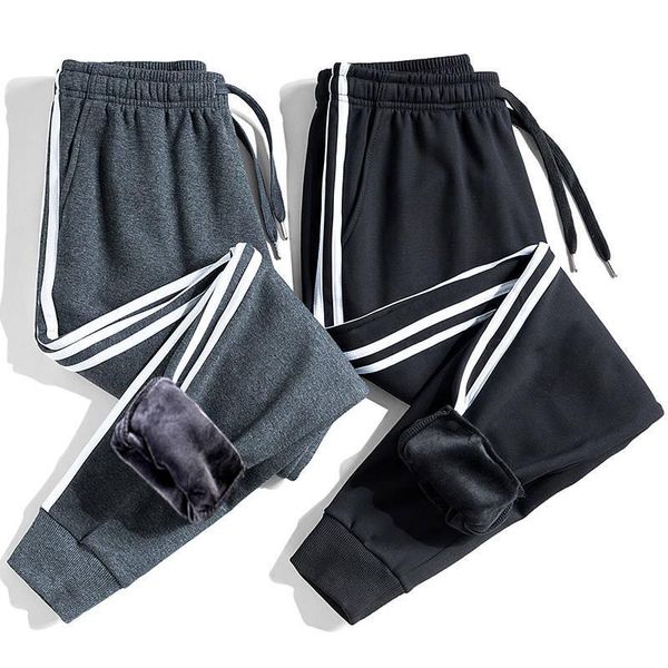 2020 densely fleece jogger men's pants cotton warm winter velvet sweatpants striped side hallways s-5xl, Black
2020 densely fleece jogger men's pants cotton warm winter velvet sweatpants striped side hallways s-5xl, Black