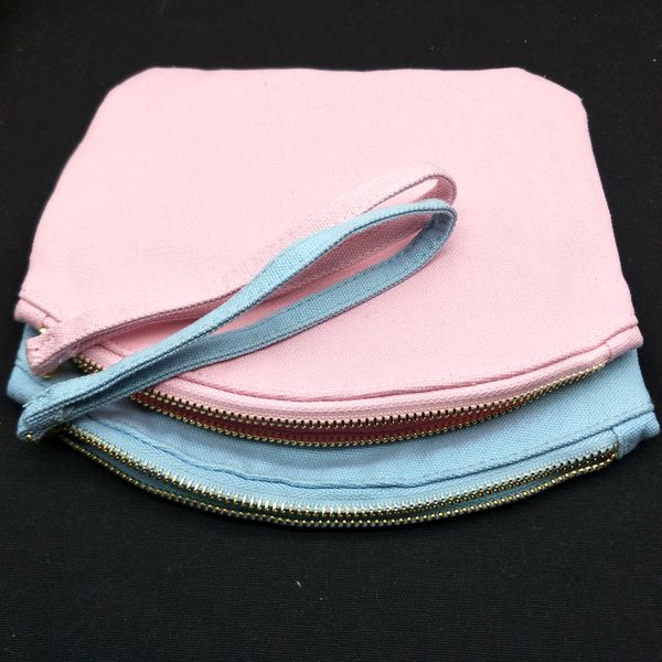 1pc 6.75x8.5in 12oz blank cotton canvas makeup bag light pink/blue canvas cosmetic bag with strap cotton makeup pouch zip pouch, Blue;pink
1pc 6.75x8.5in 12oz blank cotton canvas makeup bag light pink/blue canvas cosmetic bag with strap cotton makeup pouch zip pouch, Blue;pink