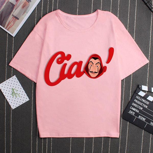 maycaur the house of paper women's t-shirt money heist la casa de papel 2020 summer t-shirt paper house series pink white
maycaur the house of paper women's t-shirt money heist la casa de papel 2020 summer t-shirt paper house series pink white