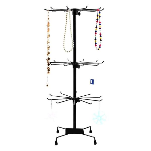 rotating iron 3-tier revolving stand rack modern jewelry holder showcase fashionable mobile keyring display organizer, Pink;blue
rotating iron 3-tier revolving stand rack modern jewelry holder showcase fashionable mobile keyring display organizer, Pink;blue