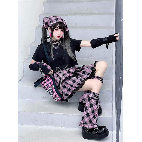 new arrival gothic harajuku girl cake dress pink sweet soft girl punk japanese lace plaid mini short skirts, Black
new arrival gothic harajuku girl cake dress pink sweet soft girl punk japanese lace plaid mini short skirts, Black