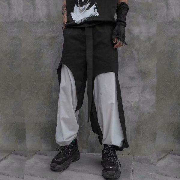 men's pants summer drop wide leg trousers for men and women hip hop plus size halon, Black
men's pants summer drop wide leg trousers for men and women hip hop plus size halon, Black