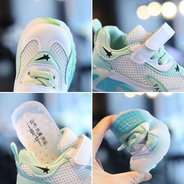 child sport shoes autumn luminous fashion breathable kids boys net shoes girls sneakers with light running shoes wmtnxt, Black
child sport shoes autumn luminous fashion breathable kids boys net shoes girls sneakers with light running shoes wmtnxt, Black