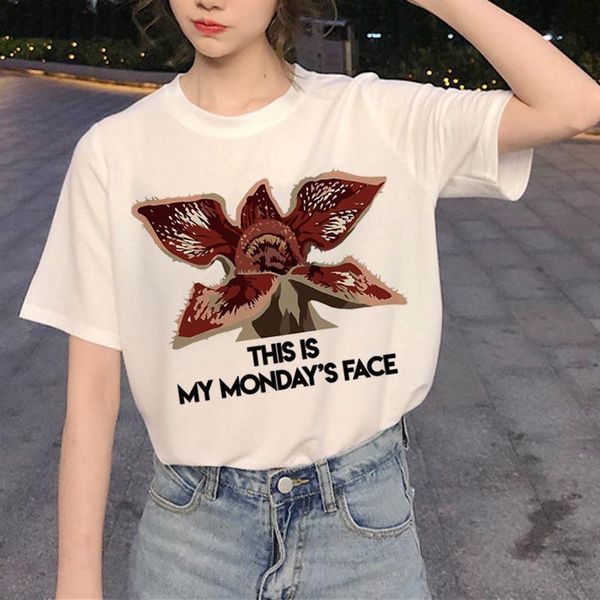 2020 новый незнакомец вещей футболка забавный фильм femme футболка мода хип-хоп ulzzang с коротким рукавом женского пола harajuku футболка, White
2020 новый незнакомец вещей футболка забавный фильм femme футболка мода хип-хоп ulzzang с коротким рукавом женского пола harajuku футболка, White
