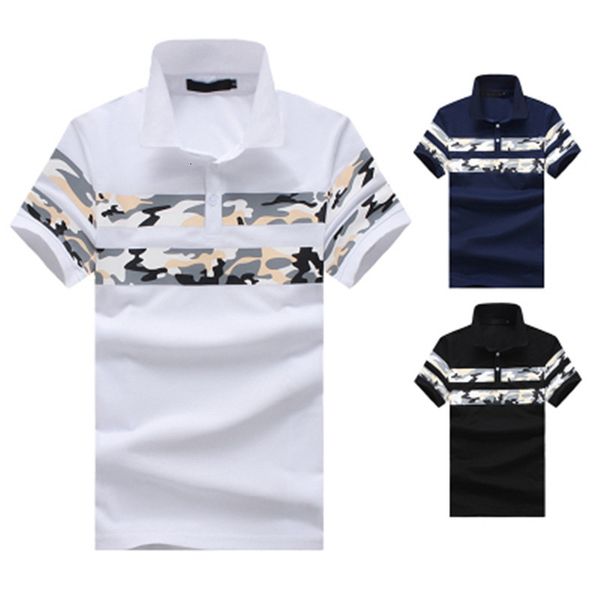 summer brand fashion design casual slim camouflage breathable men's cotton short-sleeve polo shirts, White;black
summer brand fashion design casual slim camouflage breathable men's cotton short-sleeve polo shirts, White;black