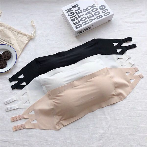 3pieces/lot seamless tube women strapless padded bra bandeau tube women intimates soft push up lingerie new arrival, Red;black
3pieces/lot seamless tube women strapless padded bra bandeau tube women intimates soft push up lingerie new arrival, Red;black