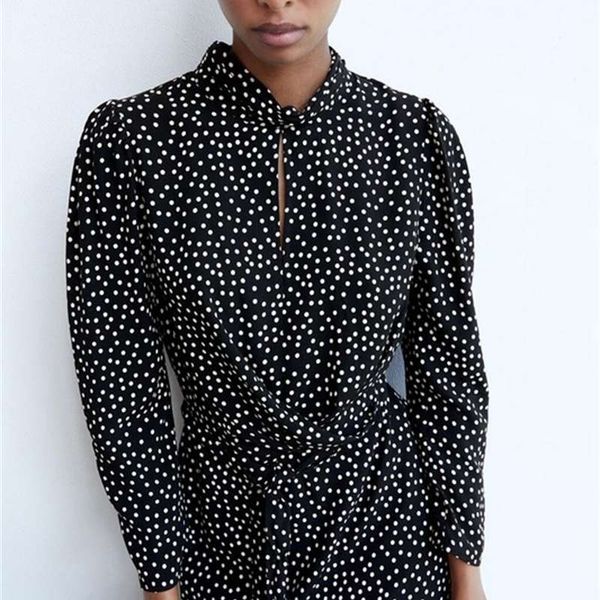 za2020ra the same women's autumn new trend light mature storm point long sleeve mini dress for women, Black;gray
za2020ra the same women's autumn new trend light mature storm point long sleeve mini dress for women, Black;gray