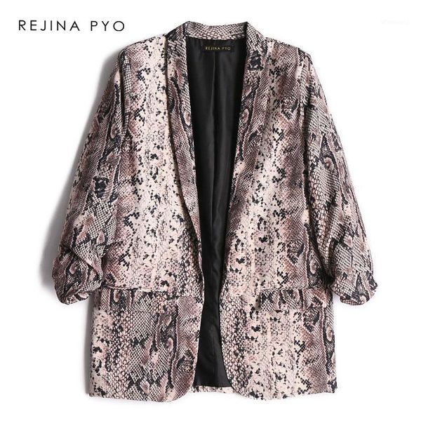 rejinapyo women vintage snake skin printed blazker roll sleeve notched collar open stitch office lady fashion blazer coat1, White;black
rejinapyo women vintage snake skin printed blazker roll sleeve notched collar open stitch office lady fashion blazer coat1, White;black