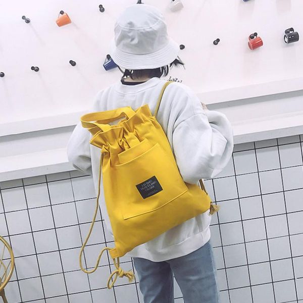 backpack style 2021 canvas ladies large capacity tote bag creative drawstring dual-use single shoulder
backpack style 2021 canvas ladies large capacity tote bag creative drawstring dual-use single shoulder