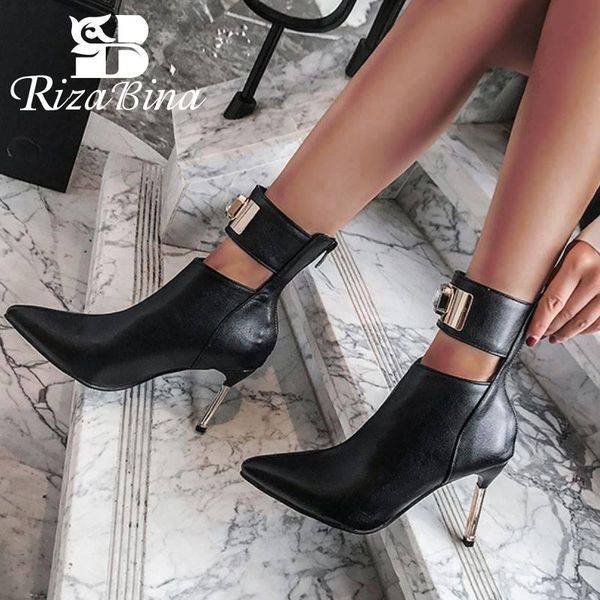 boots rizabina snakeskin ankle for women pointed toe thin high heels shoes crystal zipper footwear plus size 32-48, Black
boots rizabina snakeskin ankle for women pointed toe thin high heels shoes crystal zipper footwear plus size 32-48, Black