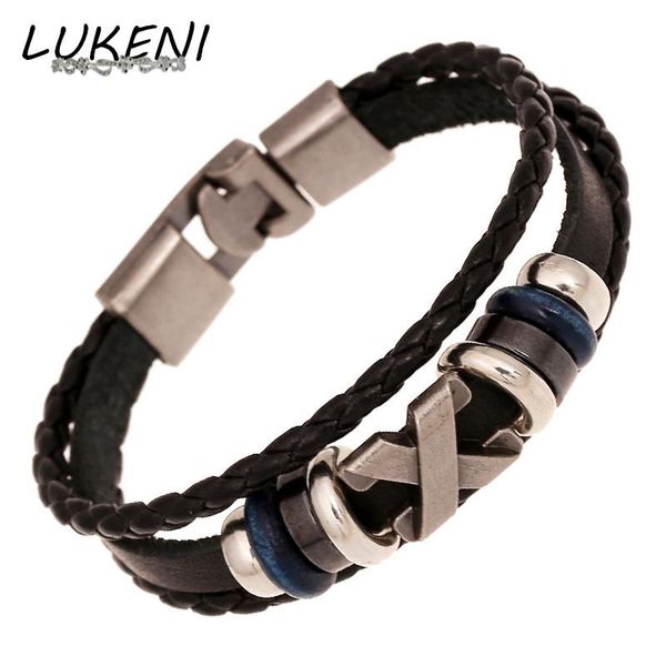 charm bracelets fashion women men jewelry leather & bangles punk vintage homme handmade bands bracelet wristband sl022, Golden;silver
charm bracelets fashion women men jewelry leather & bangles punk vintage homme handmade bands bracelet wristband sl022, Golden;silver