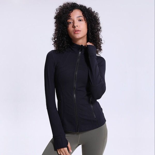 gymwomen's yoga slim seamless running yoga jacket gym long sleeves fitness workout quick dry elastic zippered outdoor sports jacket, Gray
gymwomen's yoga slim seamless running yoga jacket gym long sleeves fitness workout quick dry elastic zippered outdoor sports jacket, Gray