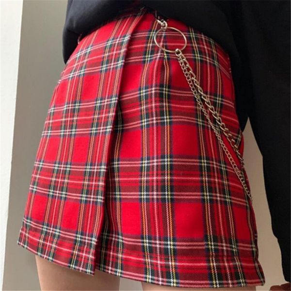 2021 new primavera retro red chess summer fashion club short casual party plied female skirt hqed, Black
2021 new primavera retro red chess summer fashion club short casual party plied female skirt hqed, Black