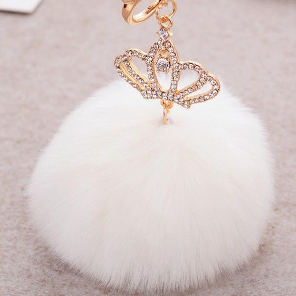 keychains tassel pompom car bag key ring pendant crown fur ball keychain plush chain pom ch-557, Silver
keychains tassel pompom car bag key ring pendant crown fur ball keychain plush chain pom ch-557, Silver