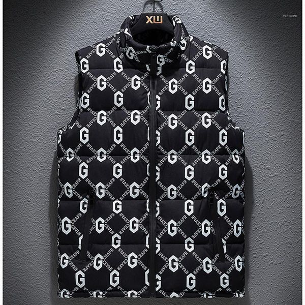 2020 new autumn winter letter waistcoat for men with standing collar and slim-fitting coat for men with down cotton trend vest1, Black;white
2020 new autumn winter letter waistcoat for men with standing collar and slim-fitting coat for men with down cotton trend vest1, Black;white