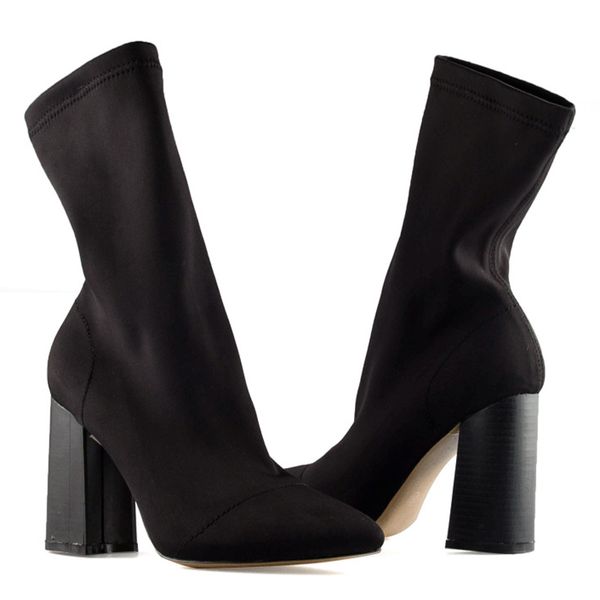 teahoo slim stretch ankle boots for women pointed toe sock boots square high heel boots shoes woman fashion bota feminina lj201030, Black
teahoo slim stretch ankle boots for women pointed toe sock boots square high heel boots shoes woman fashion bota feminina lj201030, Black
