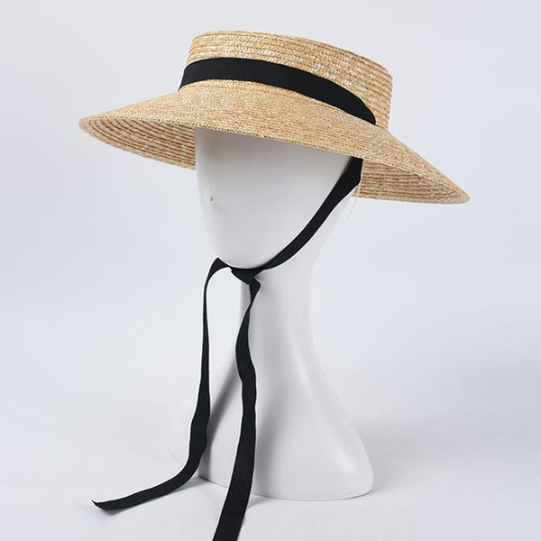 2020 new fashion women summer wide brim beach ribbon tie wheat straw outdoorsman boater hat sun protective panama c0123, Blue;gray
2020 new fashion women summer wide brim beach ribbon tie wheat straw outdoorsman boater hat sun protective panama c0123, Blue;gray