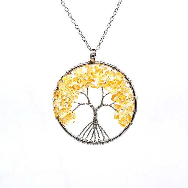 xmy woman natural crystal gravel tree of life pendant gold color necklace girls love sweet fashion and interesting accessories, Red;brown
xmy woman natural crystal gravel tree of life pendant gold color necklace girls love sweet fashion and interesting accessories, Red;brown