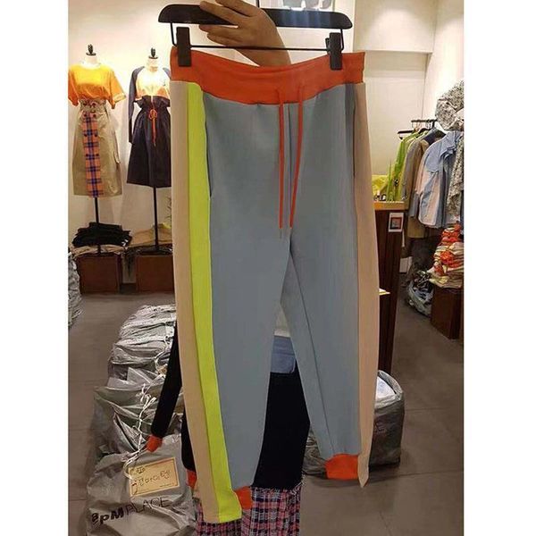 korea 2020 autumn new color matching irregular drawstring elastic waist casual pants women's loose trousers trend kz772, Black;white
korea 2020 autumn new color matching irregular drawstring elastic waist casual pants women's loose trousers trend kz772, Black;white