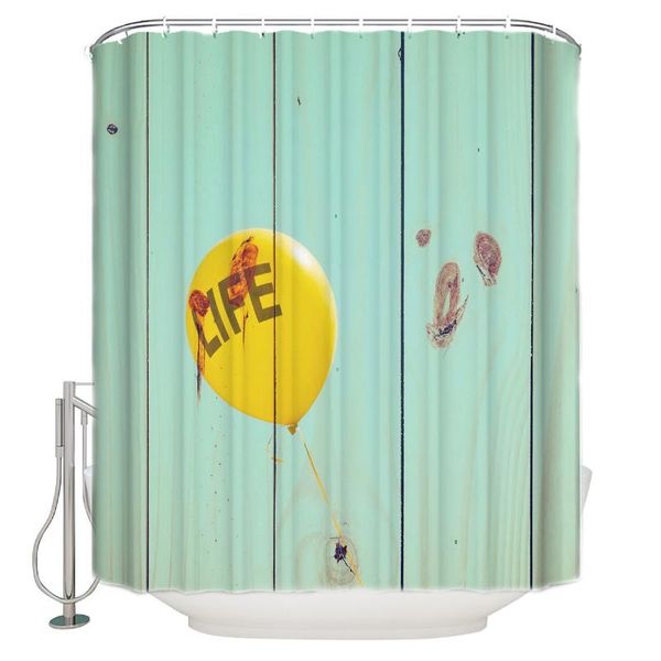shower curtain waterproof polyester with 12 hooks yellow balloon vintage wood grain background
shower curtain waterproof polyester with 12 hooks yellow balloon vintage wood grain background