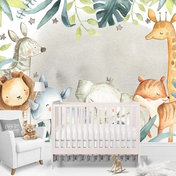 custom 3d p wallpaper elephant giraffe lion animal world children room bedroom wall mural wallpaper for kids papel de parede
custom 3d p wallpaper elephant giraffe lion animal world children room bedroom wall mural wallpaper for kids papel de parede