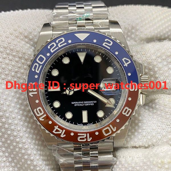 n v11 mens watch 40x13mm 3285 automatic mechanical movement 904l stainless steel case bidirectional ceramic rotation ring wristwatches gmt, Slivery;brown
n v11 mens watch 40x13mm 3285 automatic mechanical movement 904l stainless steel case bidirectional ceramic rotation ring wristwatches gmt, Slivery;brown