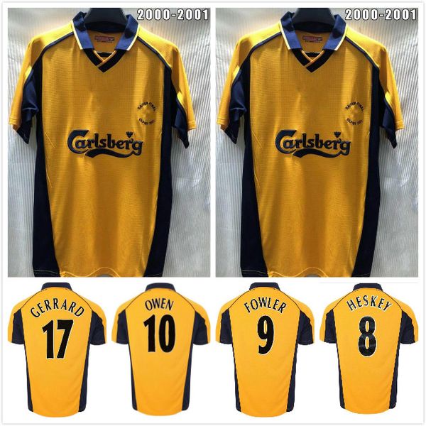 retro soccer jerseys gerrard alonso owen cisse garcia finnan carragher final istanbul 2000 01 champion football shirt, Black;yellow
retro soccer jerseys gerrard alonso owen cisse garcia finnan carragher final istanbul 2000 01 champion football shirt, Black;yellow