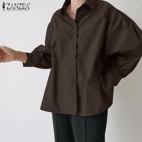 zanzea office women casual baggy blouse lapel long puff sleeve shirt button up blusa femininas cotton plus size chemise1, White
zanzea office women casual baggy blouse lapel long puff sleeve shirt button up blusa femininas cotton plus size chemise1, White