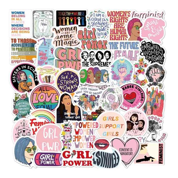 10/30/50pcs feminist girl power stickers women rights for refrigerator diy suitcase lapcar skateboard album motorcycle car
10/30/50pcs feminist girl power stickers women rights for refrigerator diy suitcase lapcar skateboard album motorcycle car