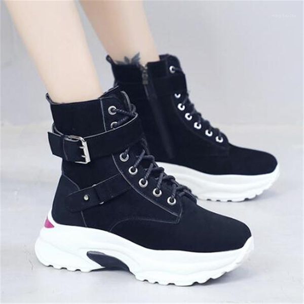 boots women's wedges 2021 winter side zip short thick heel women lace up chunky shoes female plush warm eu 35-401, Black
boots women's wedges 2021 winter side zip short thick heel women lace up chunky shoes female plush warm eu 35-401, Black