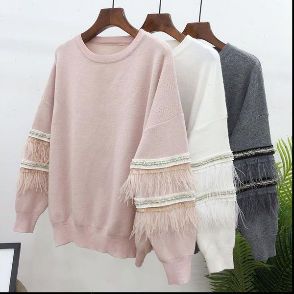 streetwear handmade beading tassel patchwork plus size sweater women casual knitted pullover sweater autumn long sleeve jumpers, White;black
streetwear handmade beading tassel patchwork plus size sweater women casual knitted pullover sweater autumn long sleeve jumpers, White;black