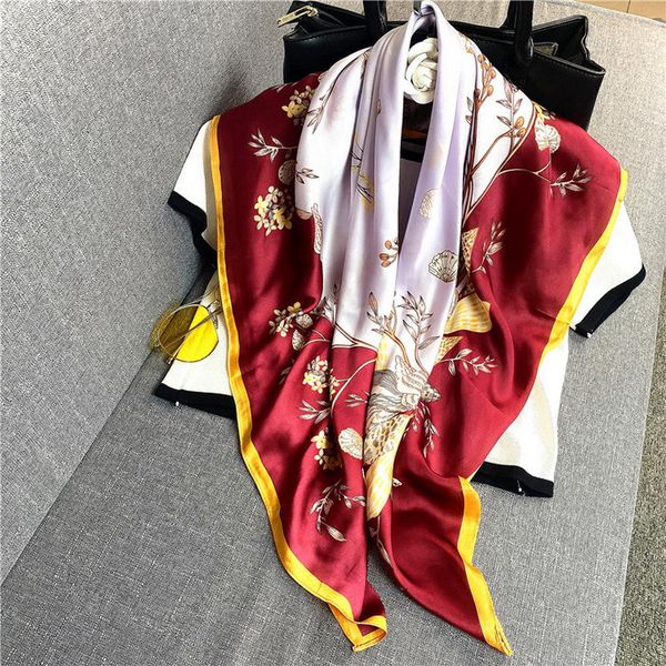 2021 spring summer new twill silk scarf women sailboat printing square scarves fashion wrap female foulard large hijab shawl neckerchief, Blue;gray
2021 spring summer new twill silk scarf women sailboat printing square scarves fashion wrap female foulard large hijab shawl neckerchief, Blue;gray