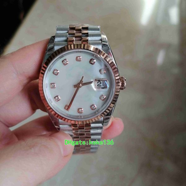 excellent bp watch 278273 36mm rose gold shell noodles dial two tones jubilee bracelet good movement mechanical automatic ladies women', Slivery;brown
excellent bp watch 278273 36mm rose gold shell noodles dial two tones jubilee bracelet good movement mechanical automatic ladies women', Slivery;brown