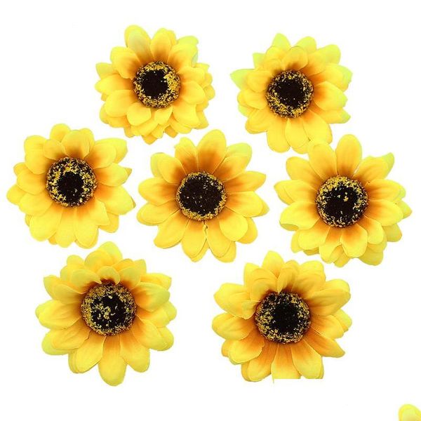 7cm silk sunflower artificial flower heads wedding diy wreath hair fake flowers decora jllfts eatout
7cm silk sunflower artificial flower heads wedding diy wreath hair fake flowers decora jllfts eatout