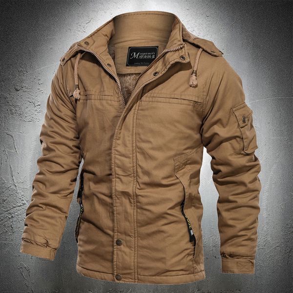 winter outdoors military tactical pure cotton outwear thick jacket coat, Black;brown
winter outdoors military tactical pure cotton outwear thick jacket coat, Black;brown