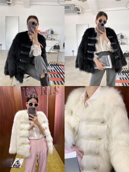 winter 2021 new fur and plush coat,women's high-end british temperament,medium length splicing,high-quality fur one leisure coat, Black
winter 2021 new fur and plush coat,women's high-end british temperament,medium length splicing,high-quality fur one leisure coat, Black